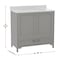 Flash Furniture Haven 36 Inch Bathroom Vanity w/Sink, Storage Cabinet w/Soft Close Doors and Bottom Drawer, Gray FS-BN-4-36-KD-GY-GG - alternate 9
